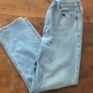 Denim Forum Blue Straight Jeans Classic Style